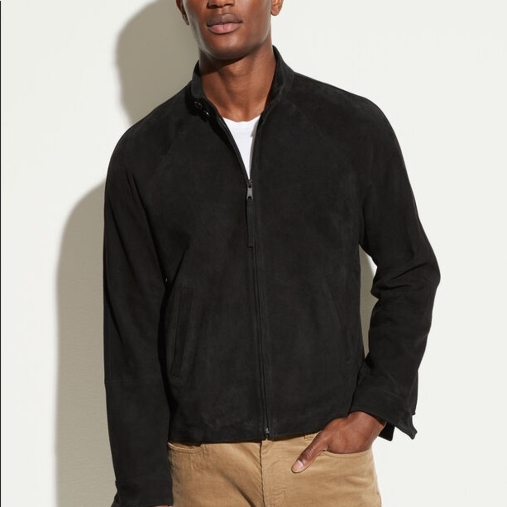 NWT Vince Suede Harrington Jacket